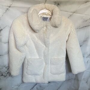 Cozy Cream Faux Fur Coat